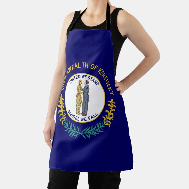 Kentucky State Flag Apron (Insitu)