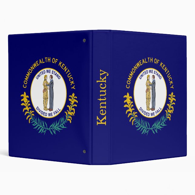Kentucky State Flag Binder (Background)