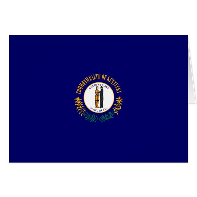 Kentucky State Flag Design (Front Horizontal)