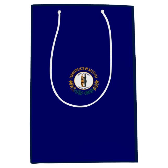 Kentucky State Flag Design Medium Gift Bag (Front)