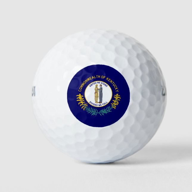 Kentucky State Flag Golf Balls (Front)