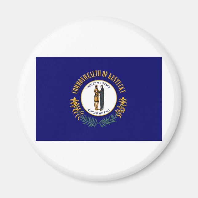 Kentucky State Flag Magnet (Front)