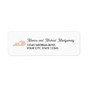 KENTUCKY State Map with Heart - N'IMPORTE QUELLE C