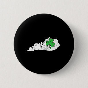 Kentucky State St. Patrick's Day Kentucky Green Sh 2 Inch Round Button