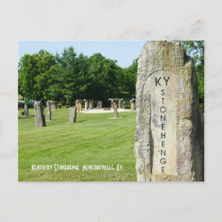 Kentucky Stonehenge Postcard