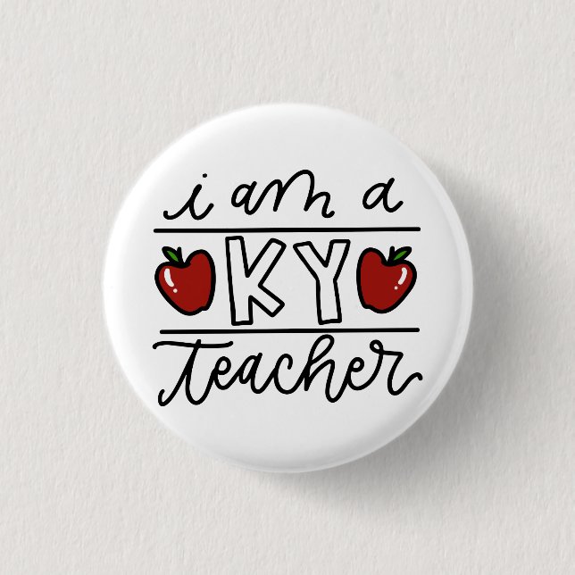 Kentucky Teacher Button (Front)