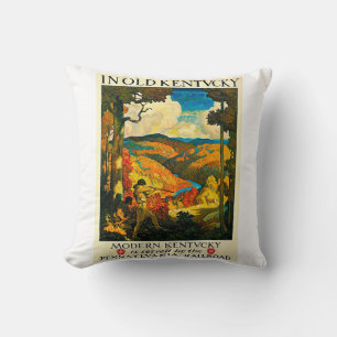 KENTUCKY THROW PILLOW