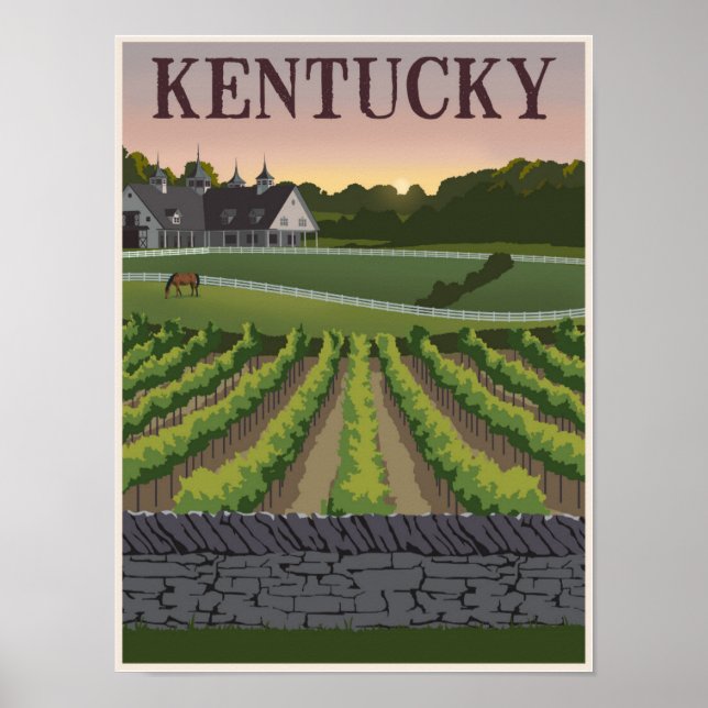 Kentucky travel poster (Front)