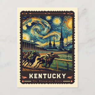Kentucky   Vincent Van Gogh Inspired Postcard