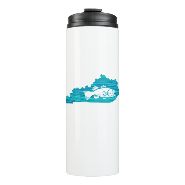 Kentucky Wave Fishing Thermal Tumbler (Front)