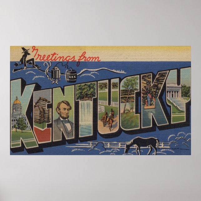 KentuckyLarge Letter ScenesKentucky 2 Poster (Front)