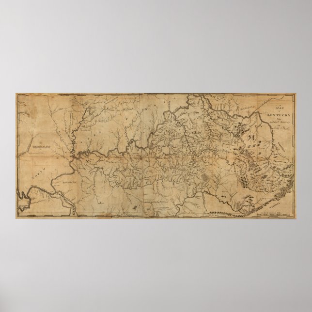 KentuckyPanoramic MapKentucky Poster (Front)