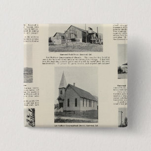 Kenwood, California 2 Inch Square Button