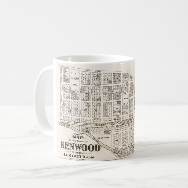 Kenwood California Map MUG (Front Left)