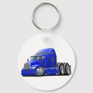 Kenworth 660 Blue Truck Keychain