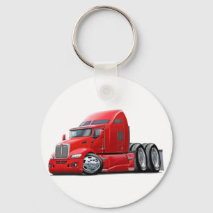 Kenworth 660 Red Truck Keychain
