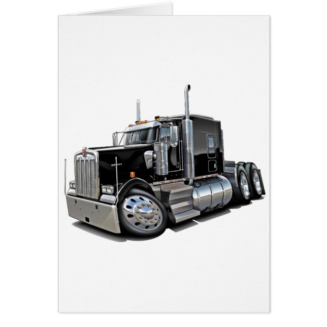 Kenworth w900 Black Truck (Devant)