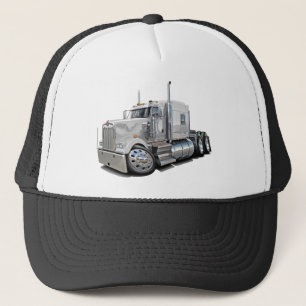 Kenworth w900 White Truck Trucker Hat