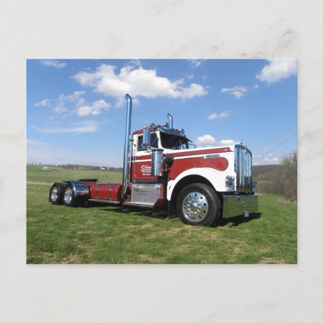 Kenworth W900A Daycab Postcard (Front)