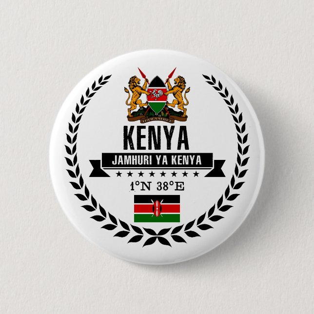 Kenya 2 Inch Round Button (Front)