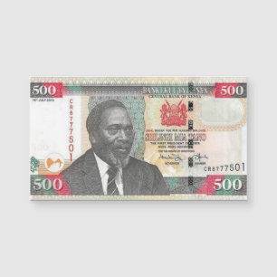 Kenya 500 Shillings Banknote Carte magnétique