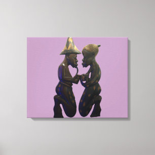 Kenya Africa Ethnic Tribal Wrapped Canvas