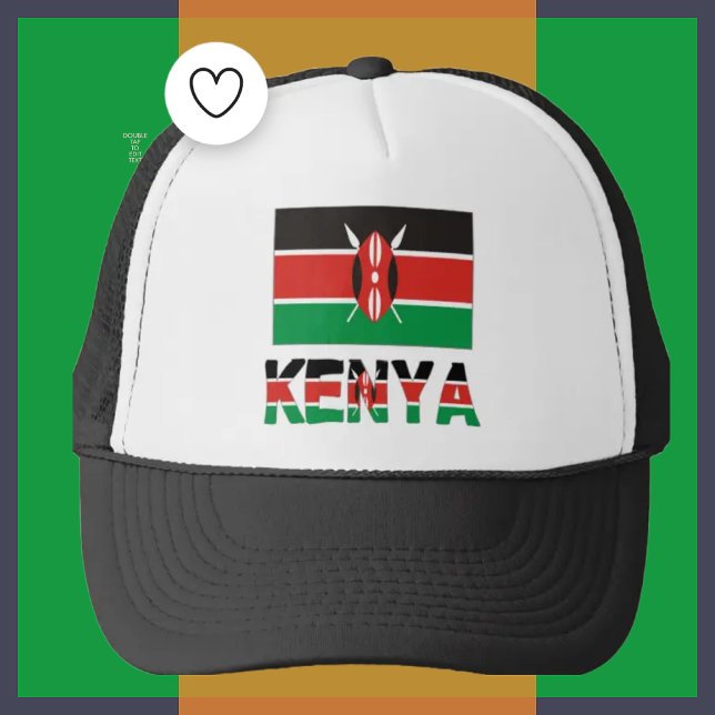 Kenya and Kenyan Flag Trucker Hat (Creator Uploaded)