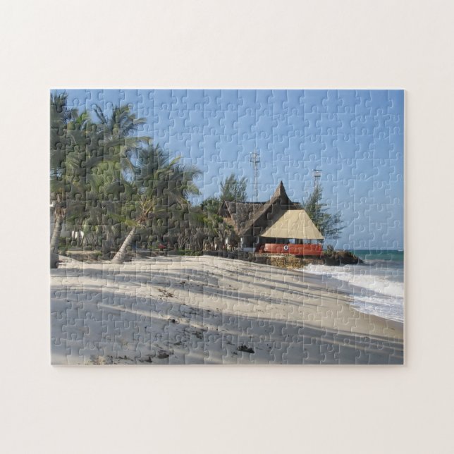 Kenya Beach House. Jigsaw Puzzle (Horizontal)