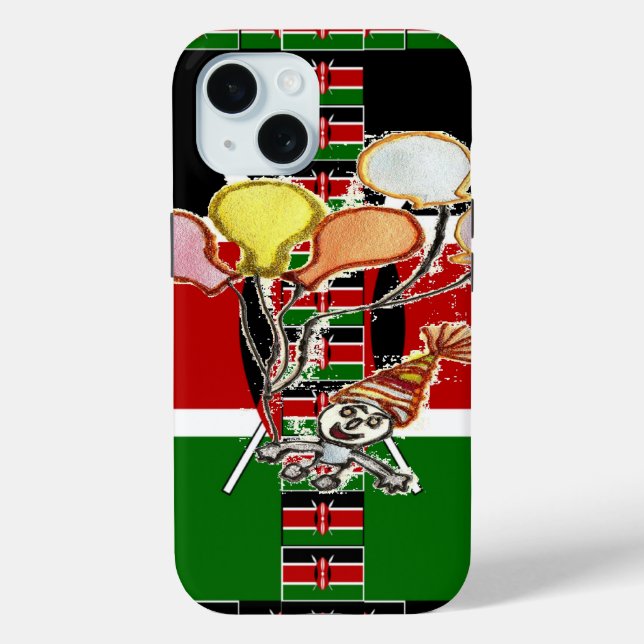 Kenya Birthday Case-Mate iPhone Case (Back)
