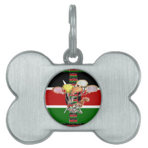 Kenya Birthday Pet Tag