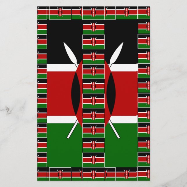 Kenya Black red green (Front)