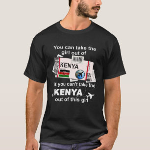 Kenya Boarding Pass  Kenya Girl  Kenya T-Shirt