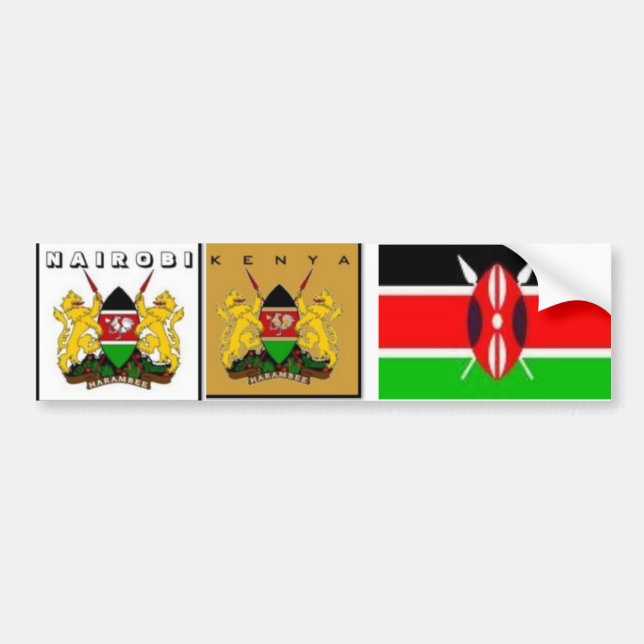 KENYA BUMPER STICKER (Front)