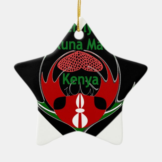 Kenya Ceramic Ornament (Front)