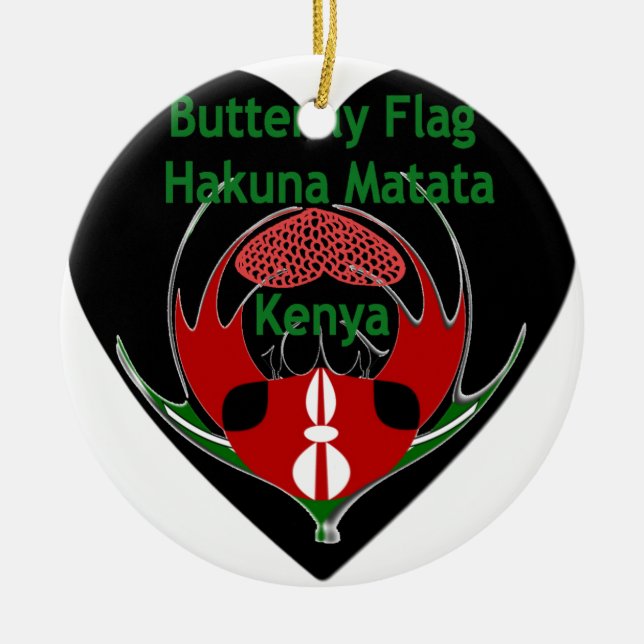 Kenya Ceramic Ornament (Front)