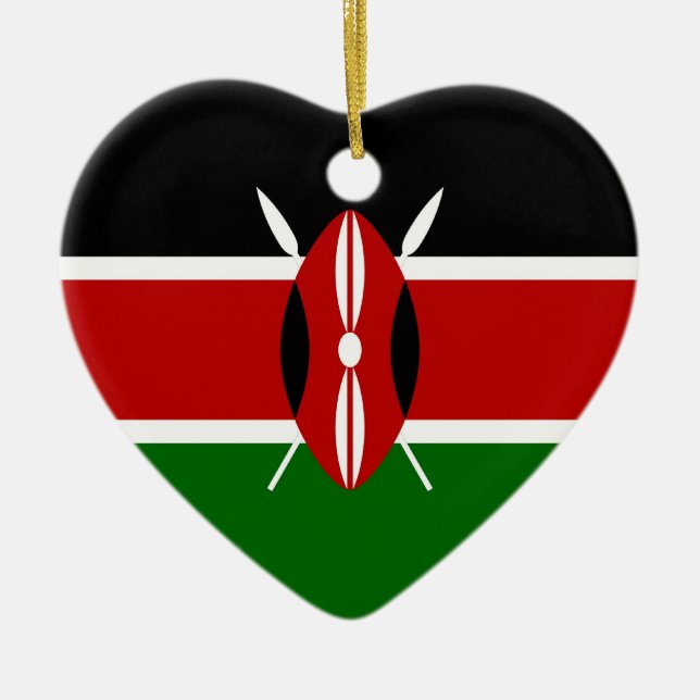 KENYA CERAMIC ORNAMENT (Front)