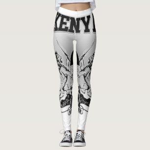 Kenya Coat of Arms Leggings