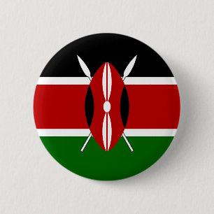Kenya Flag 2 Inch Round Button