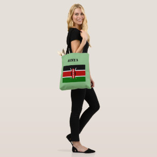 Kenya Flag Africa Tote Bag