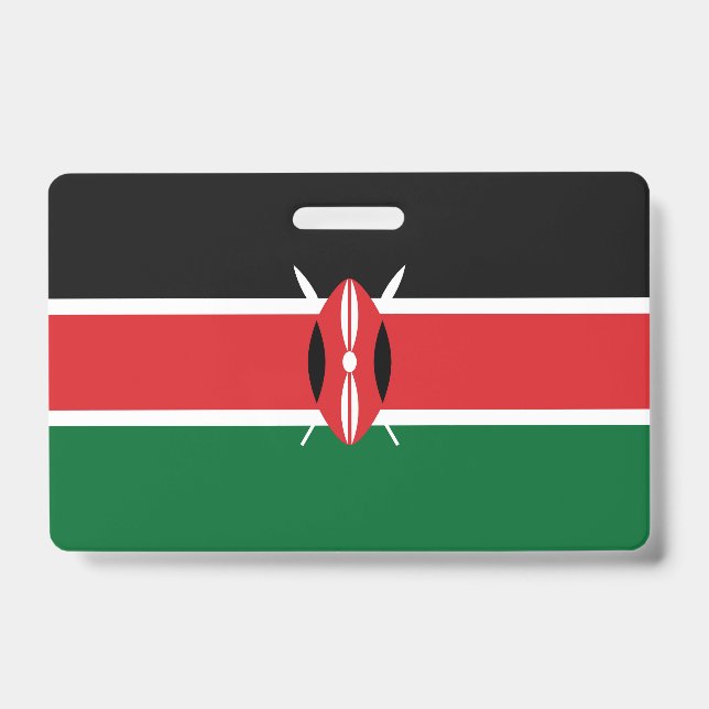Kenya flag badge (Front)