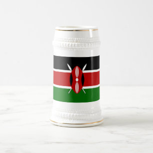 Kenya Flag Beer Stein
