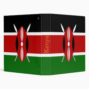 Kenya Flag Binder