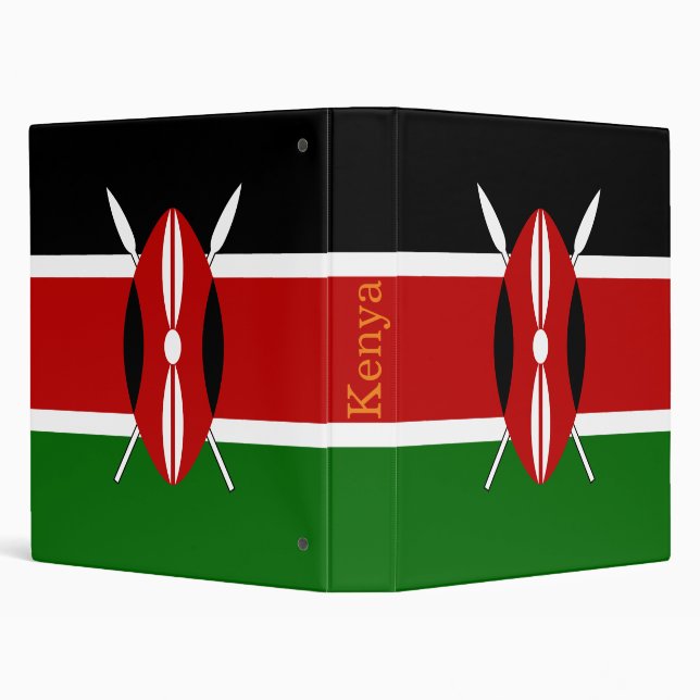 Kenya Flag Binder (Background)
