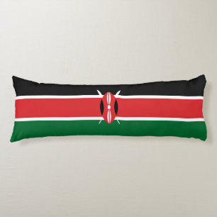 Kenya flag body pillow