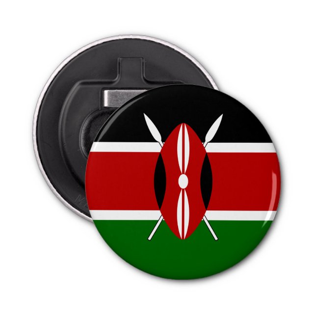 Kenya Flag Bottle Opener (Front)