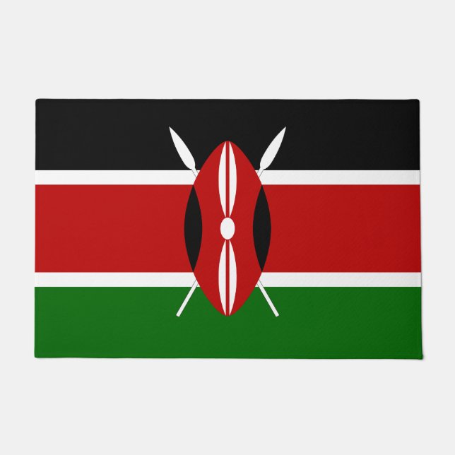Kenya flag doormat (Front)