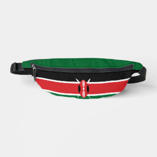 Kenya flag fanny pack