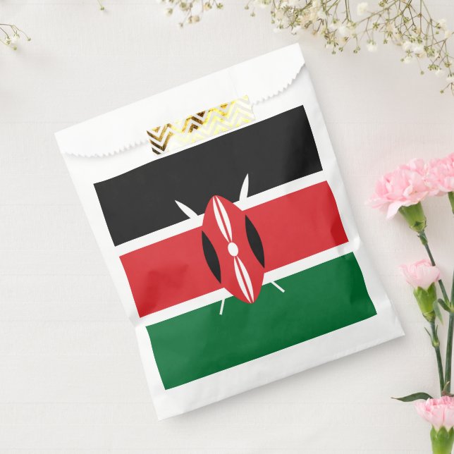 Kenya flag favour bag (Sealed)