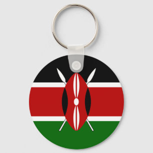 Kenya Flag Keychain