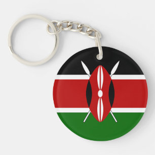Kenya Flag Keychain